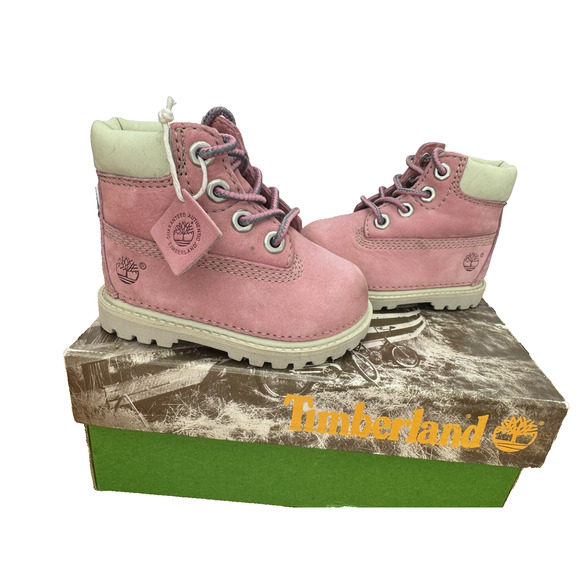 Timberland Boots Pink Size 2.5 Toddler Girls Toddling Boot - Picture 8 of 10